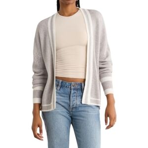 VIGOSS Gray and White Two-tone Cardigan Sweater Women's Size XL NWT